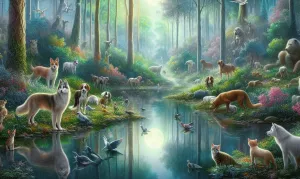 Příroda a zvířata (např. les, voda, psi, kočky)