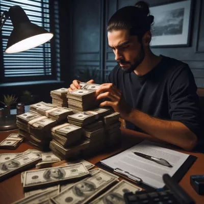 Sen o počítání velké sumy peněz