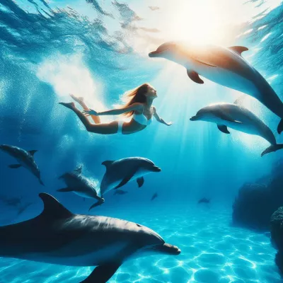 Sen o plavání s delfíny