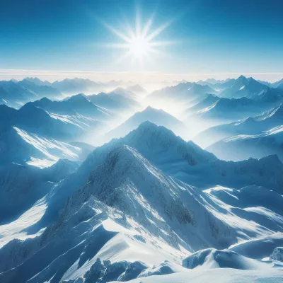 Sen o zasněžených horách