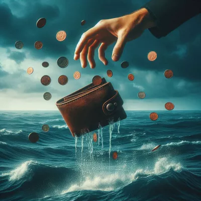 Peníze ztracené v moři