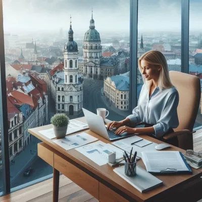 Sen o práci ve vysokém podlaží