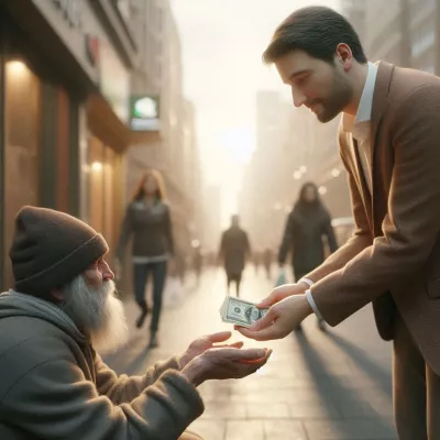 Sen o darování peněz někomu potřebnému