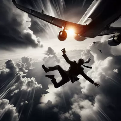 Sen o pádu z letadla