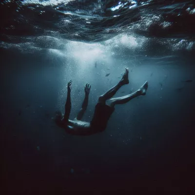 Sen o pádu do hluboké vody