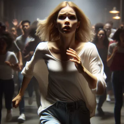 Sen o útěku před davem lidí