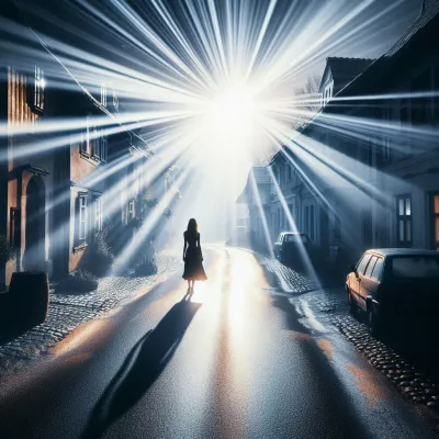 Sen o oslnění silným světlem