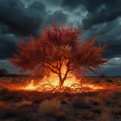 Sen o hořícím keři