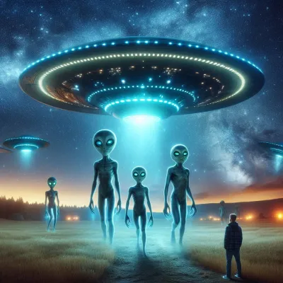 Sen o návštěvě mimozemšťanů