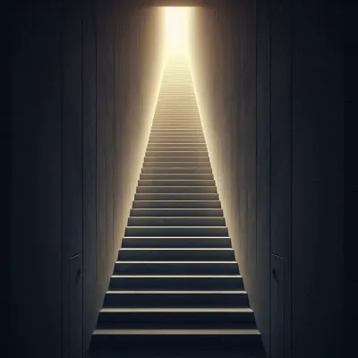 Sen o prudkých schodech