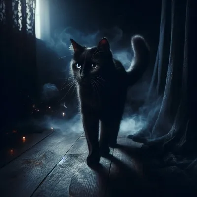 Sen o černé kočce