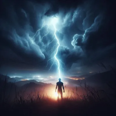 Sen o zásahu bleskem